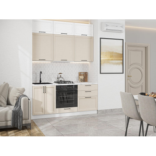 Сканди-06 White Silkwood/Cream Silkwood/Белый 2500*1800*600