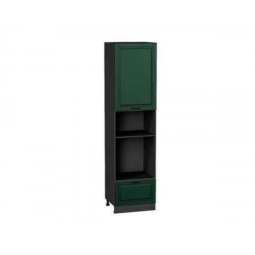 2336*600* Шкаф пенал с 1-ой дверцей и ящиком под технику Дублин Special Green