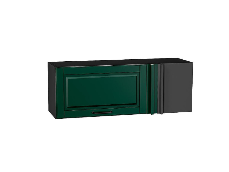 358*1000*350 Шкаф верхний прямой угловой горизонтальный Дублин Special Green