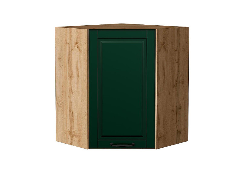 716*600*600 Шкаф верхний угловой Дублин Special Green
