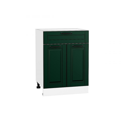 816*600* Шкаф нижний с 2-мя дверцами и ящиком Дублин Special Green