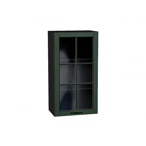 920*500* Шкаф верхний с 1-ой остекленной дверцей Дублин Special Green