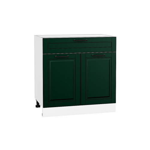 816*800* Шкаф нижний с 2-мя дверцами и ящиком Дублин Special Green