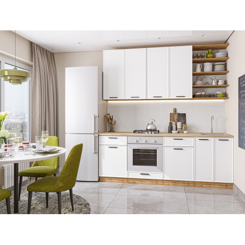 2340*2200*600 Фрейм-05 White Silk Дуб Вотан