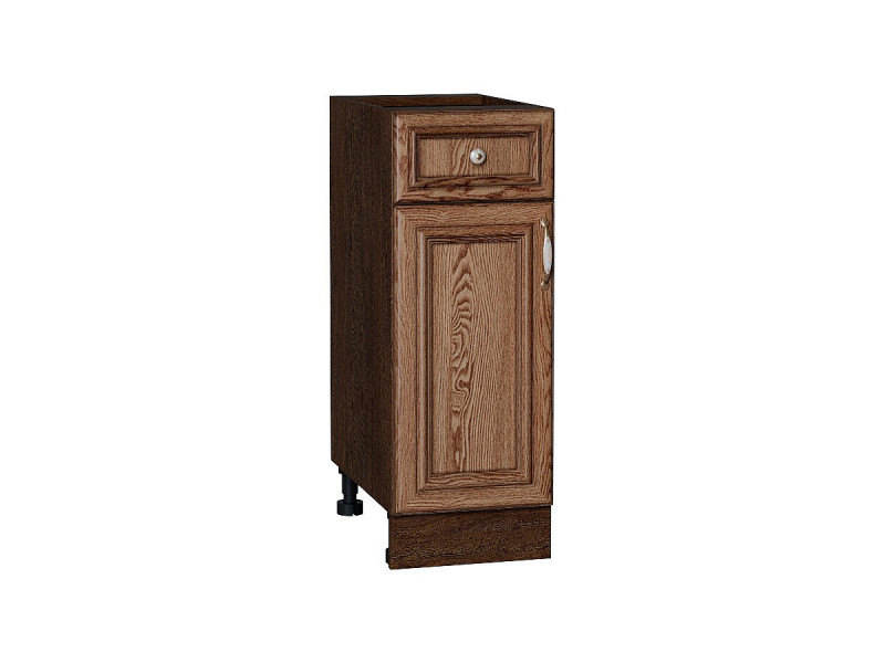 816*300* Шкаф нижний с 1-ой дверцей и ящиком Шале Brown Dreamline Graphite